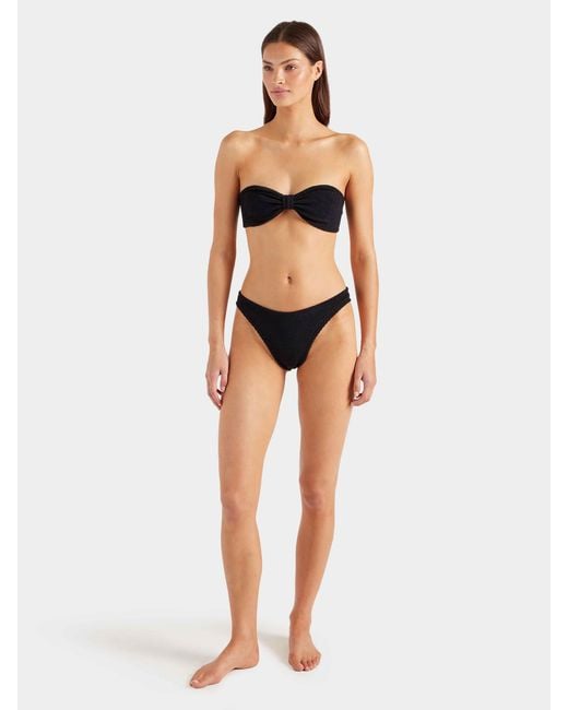 Hunza G Black Coverage Jean Bikini