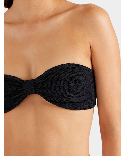 Hunza G Black Coverage Jean Bikini