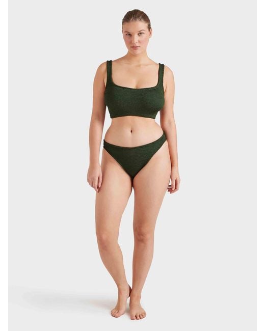 Hunza G Green Coverage Xandra Bikini