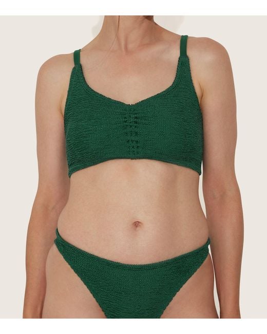 Hunza G Green Post-Mastectomy Bikini