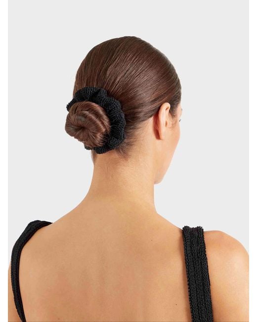 Hunza G Blue Scrunchie