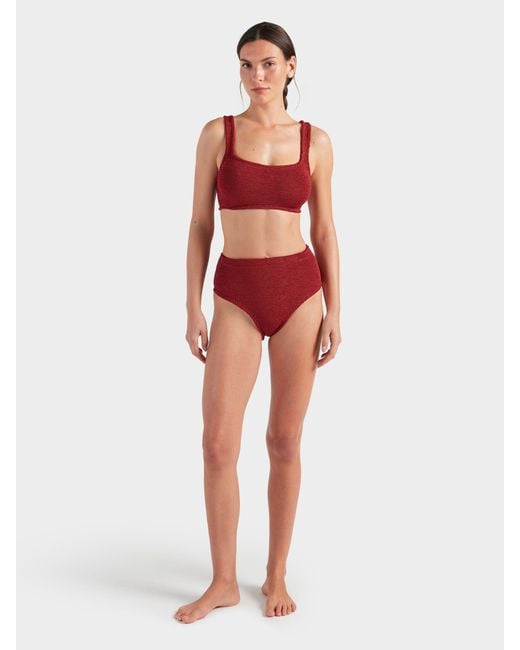Hunza G Red Patricia Bikini