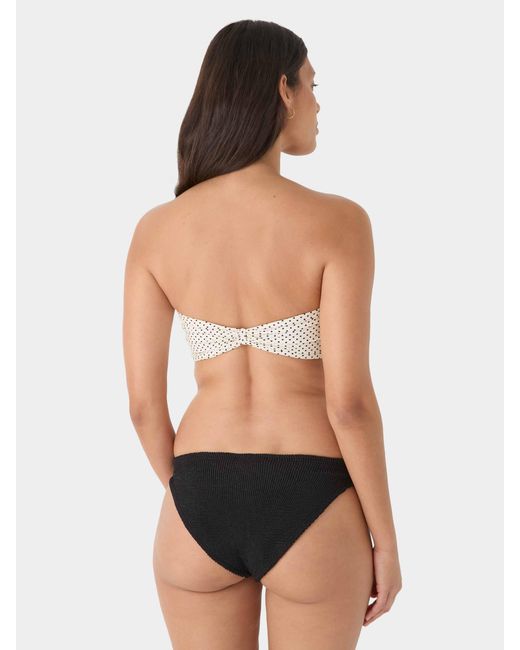 Hunza G Black Delphine Polka Dot Bikini