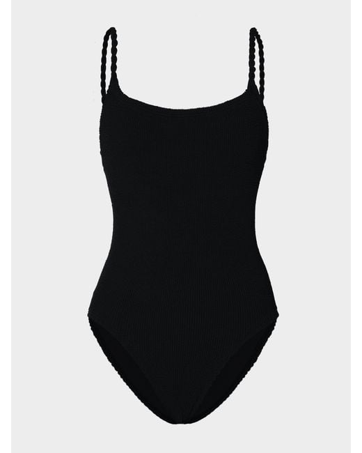 Hunza G Black Coverage Camille Swim