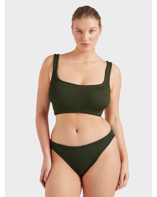 Hunza G Green Coverage Xandra Bikini