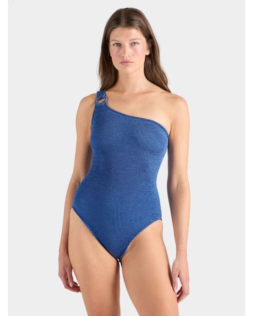 Hunza G Blue Coverage Nina Swim