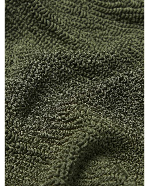 Hunza G Green Coverage Square Neck Swim
