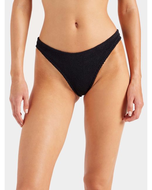 Hunza G Black Classic Bikini Bottom