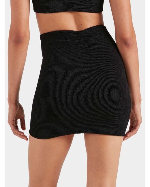 Hunza G Blue Mini Skirt