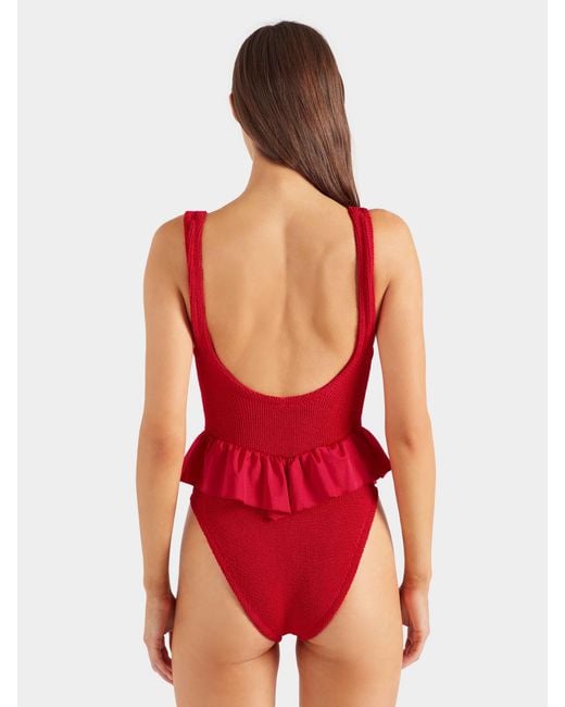 Hunza G Red Denise Swim