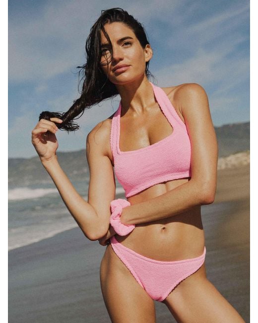 Hunza G Pink Sandy Bikini