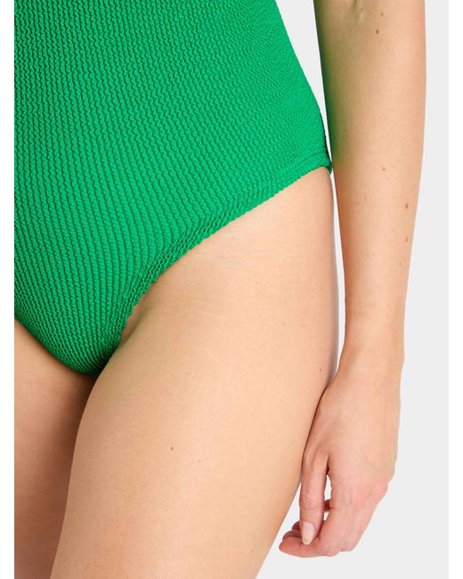 Hunza G Green Coverage Square Neck Swim
