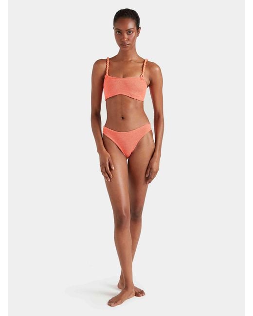 Hunza G Red For La Samanna, A Belmond Hotel Phoebe Bikini