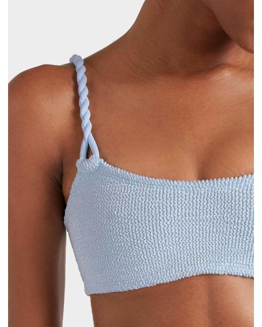 Hunza G Blue Phoebe Bikini