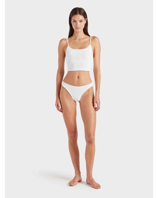 Hunza G Gray Strap Bikini