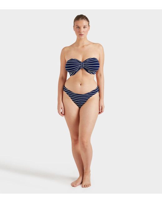 Hunza G Blue Coverage Jean Bikini