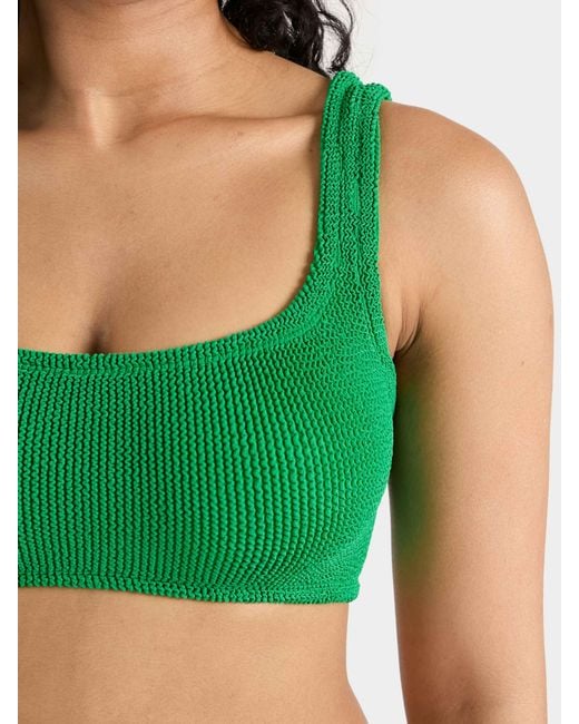 Hunza G Green Coverage Xandra Bikini