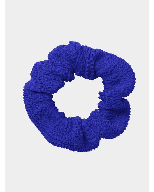 Hunza G Blue Scrunchie