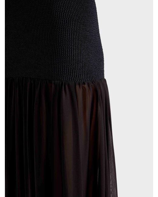 Hunza G Blue Hybrid Skirt