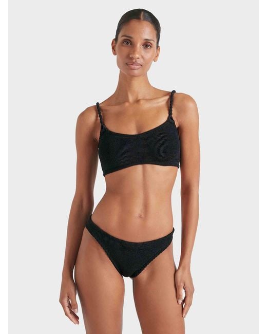 Hunza G Black Phoebe Bikini