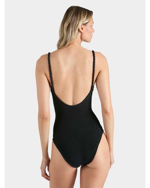 Hunza G Black Coverage Camille Swim