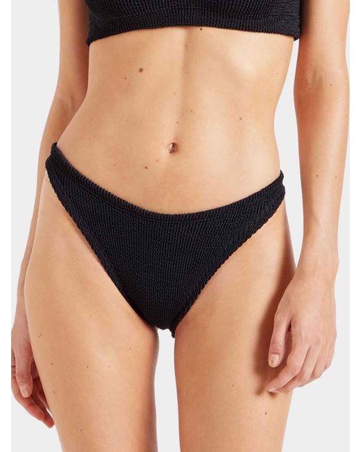 Hunza G Brown Skimpy Bikini Bottom
