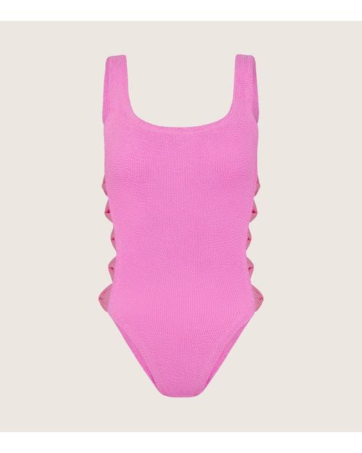 Hunza G Tiffany Swim in Pink | Lyst