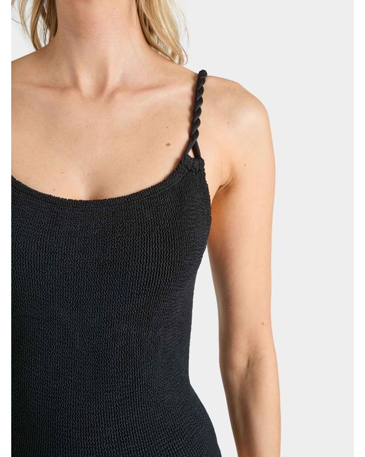 Hunza G Black Coverage Camille Swim
