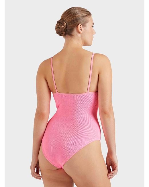 Hunza G Pink Coverage Pamela Swim