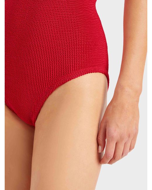 Hunza G Red Coverage Nancy Swim