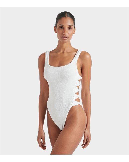 Hunza G White Tiffany Swim