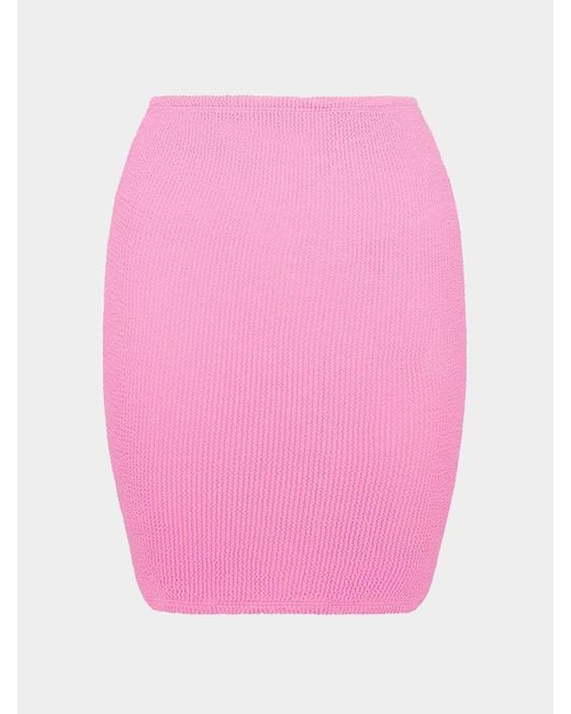 Hunza G Pink Mini Skir