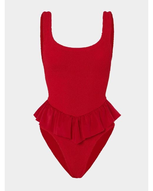 Hunza G Red Denise Swim