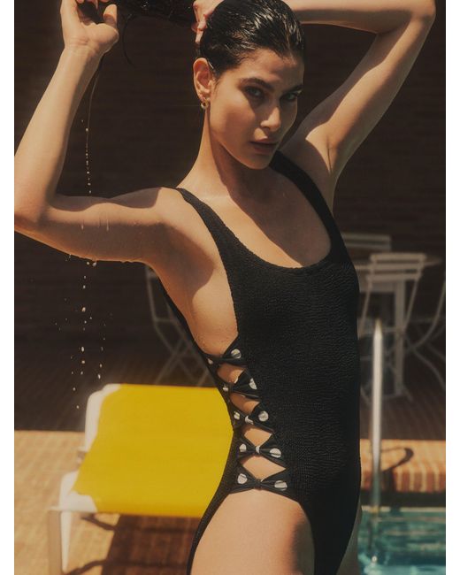 Hunza G Black Tiffany Swim