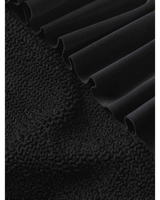 Hunza G Black Frill Bikini Bottom