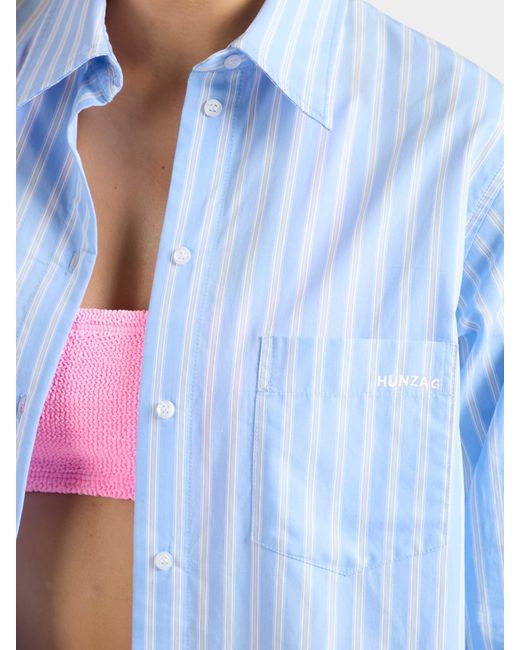 Hunza G Blue Essential Shirt