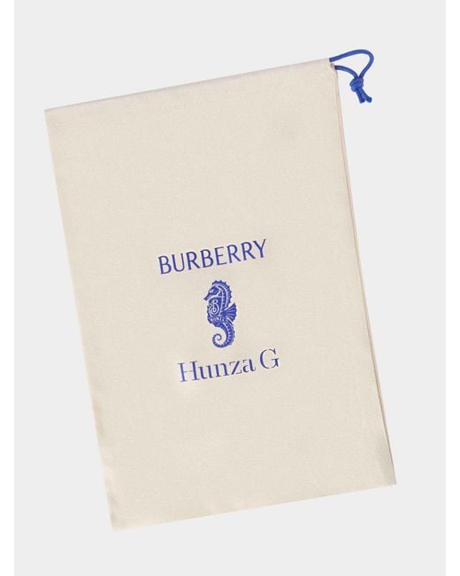 Hunza G White Burberry X Domino Swim