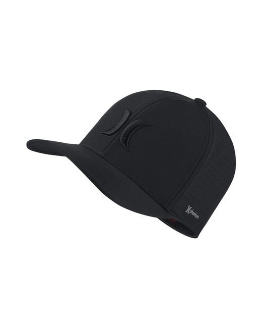 Hurley Phantom 4.0 Hat in Black/Black 