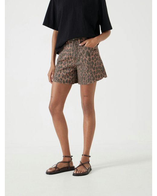 Hush Black Essential Denim Shorts