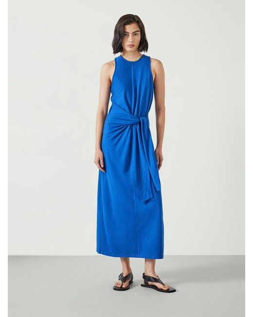 Hush Blue Isla Sleeveless Maxi Dress