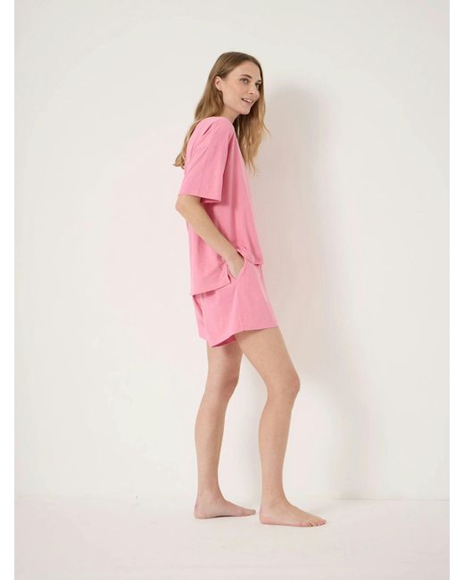 Hush Pink Darian Jersey Short Pyjama Set