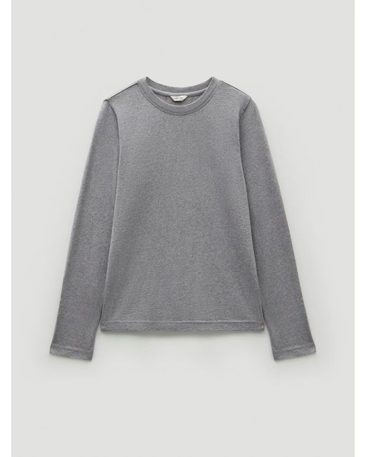 Hush Blue Slim Long Sleeve T-Shirt