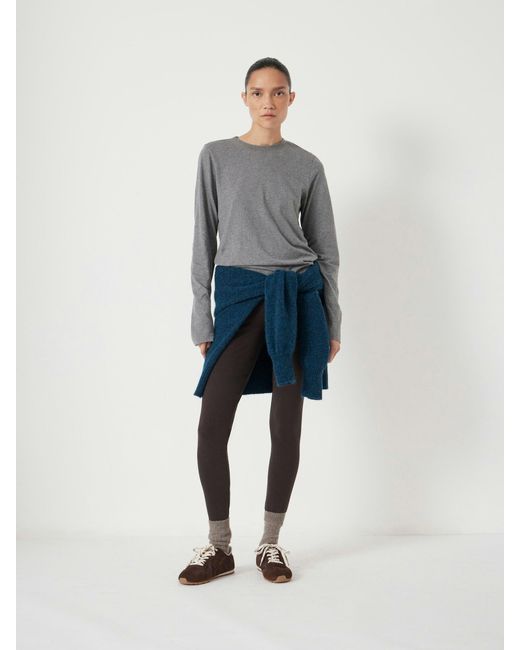 Hush Blue Slim Long Sleeve T-Shirt