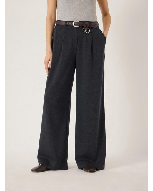 Hush Blue Rian Jersey Tailored Trousers