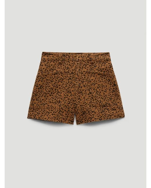 Hush Blue Cordi Cotton Shorts