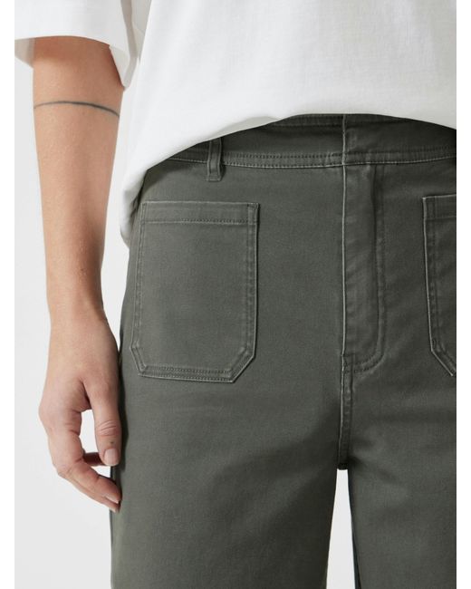 Hush White Rowan Flared Trousers