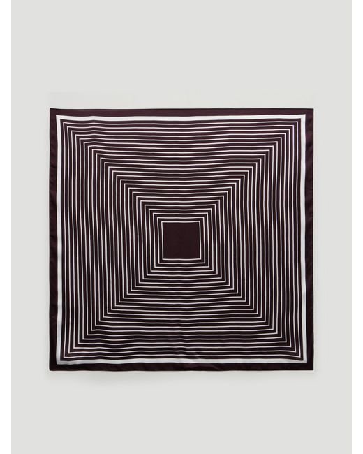 Hush Blue Geometric Printed Scarf