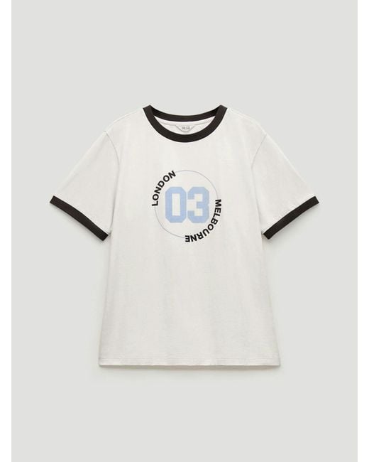 Hush Natural London To Melbourne 03 Graphic T-Shirt
