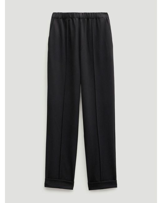 Hush Black Slim Pull On Tailored Trousers