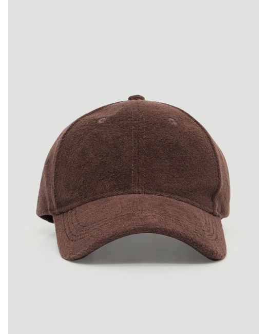 Hush Red Thalina Towelling Cap